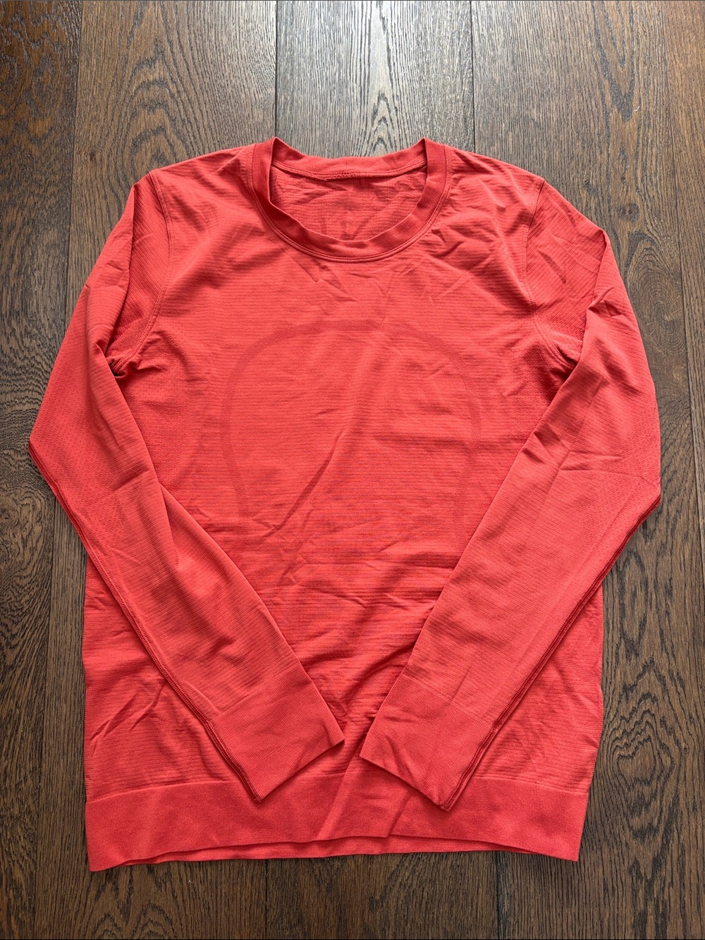 lululemon athletica Women's Long-Sleeve Crewneck Tee in Coral